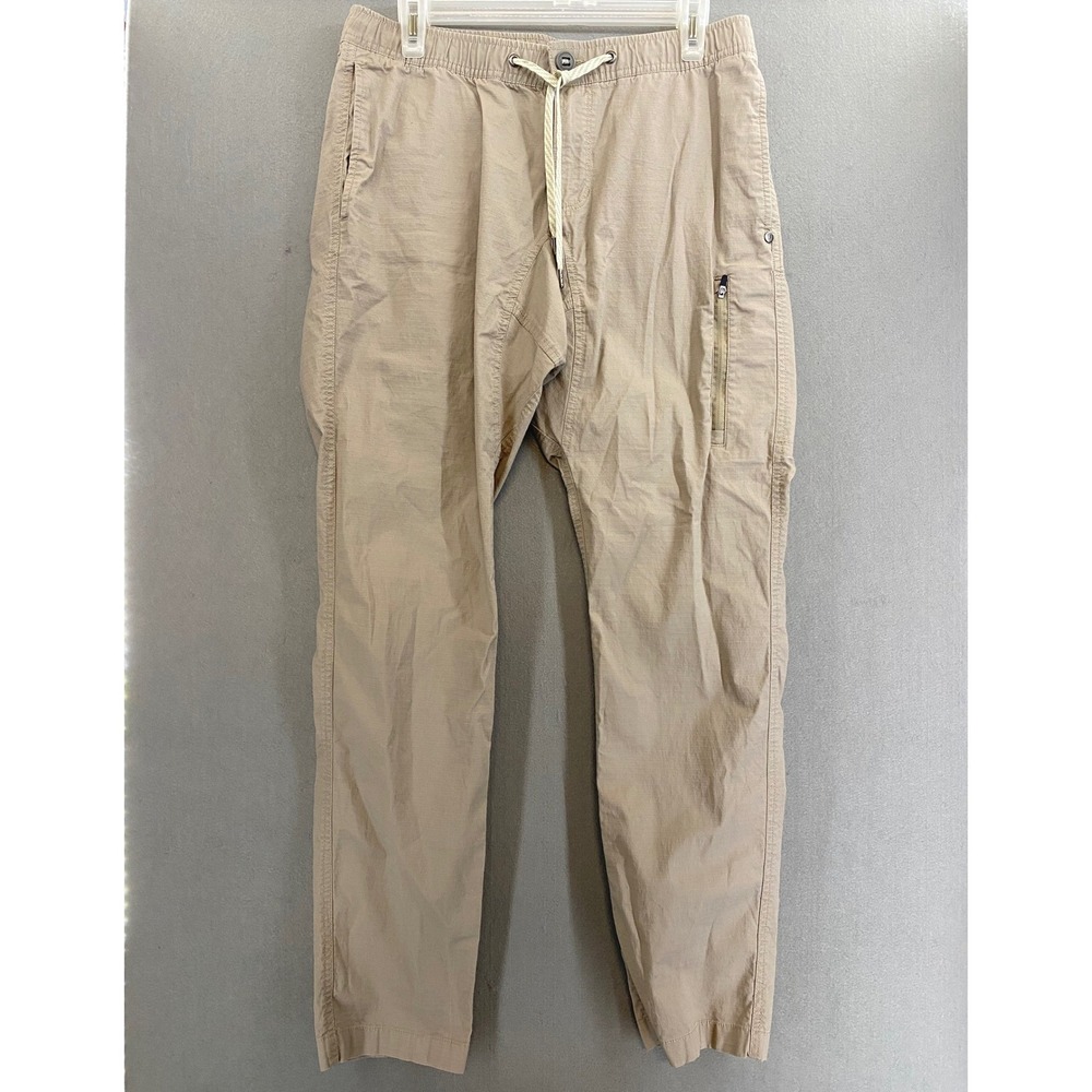 Vuori Ripstop Climber Pants Mens Medium Clay Organic Cotton Stretch Hiking